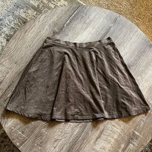 MIMI CHICA Soft Velour Brown Skirt - Size S